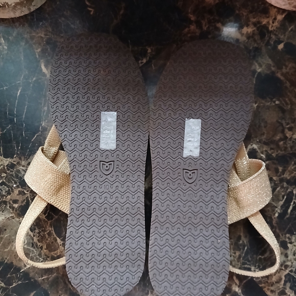 Rothy's Golden Sun T-Strap Sandals Size 10 for Women - Picture 8 of 11